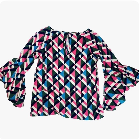 All for color Eva flare sleeves blouse - Picture 9 of 16